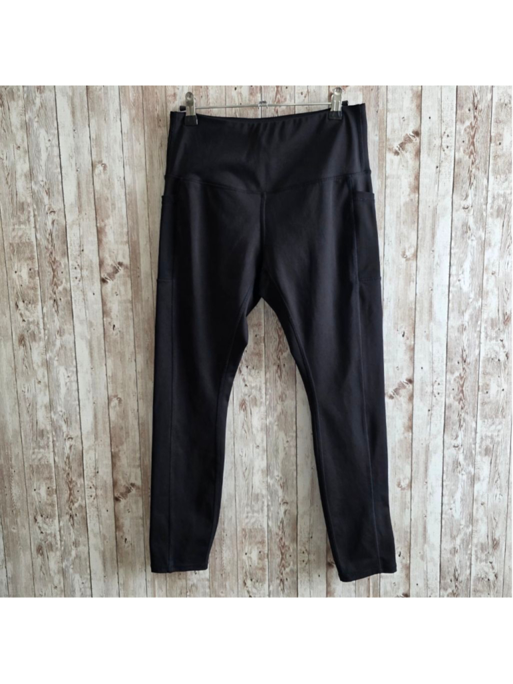 LegEnd Black Leggings with Pockets Size L